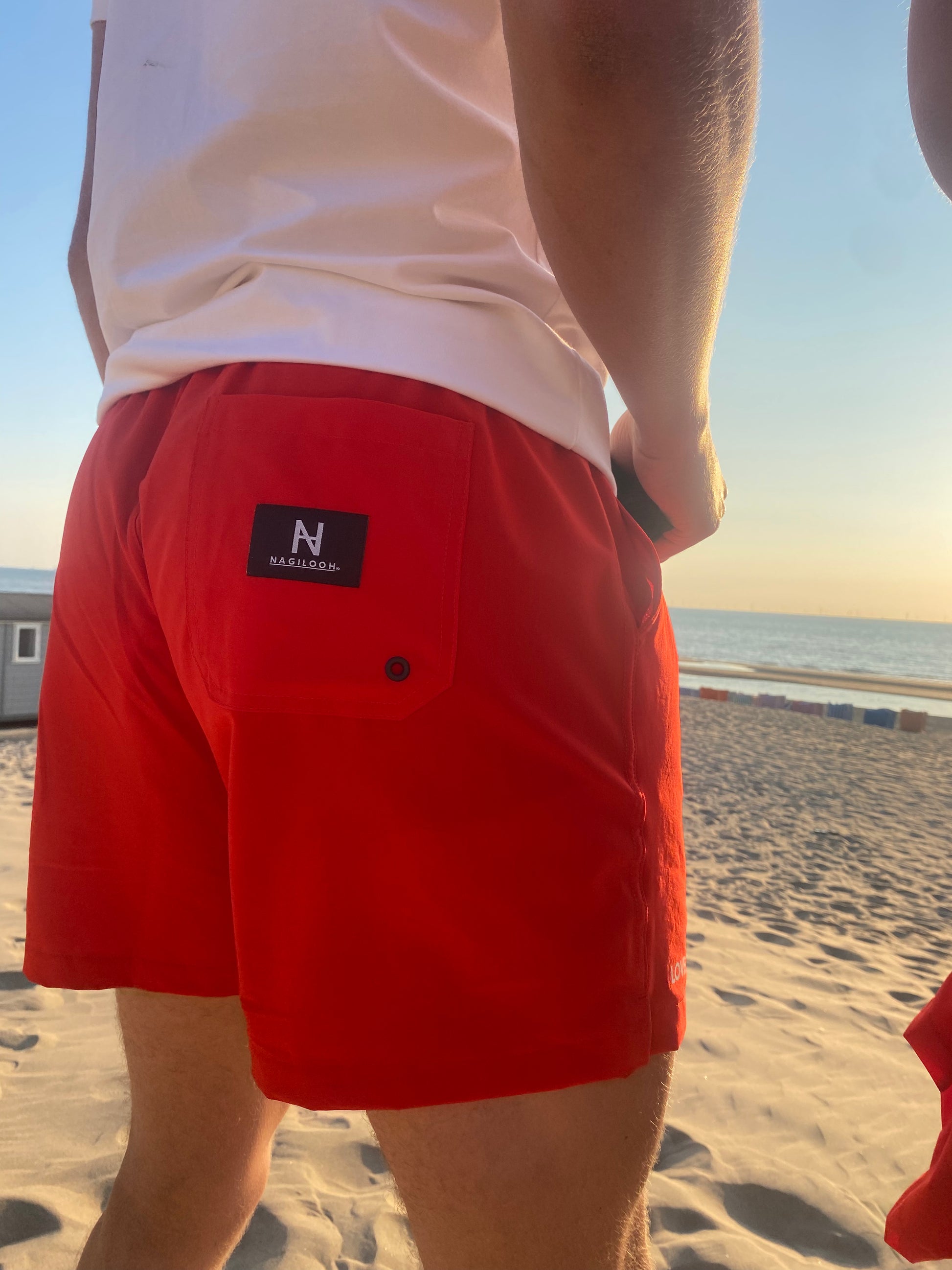 NAGILOOH® Swimshort Red